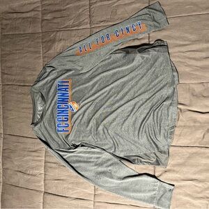 FC Cincinnati Gray Long Sleeve Shirt
